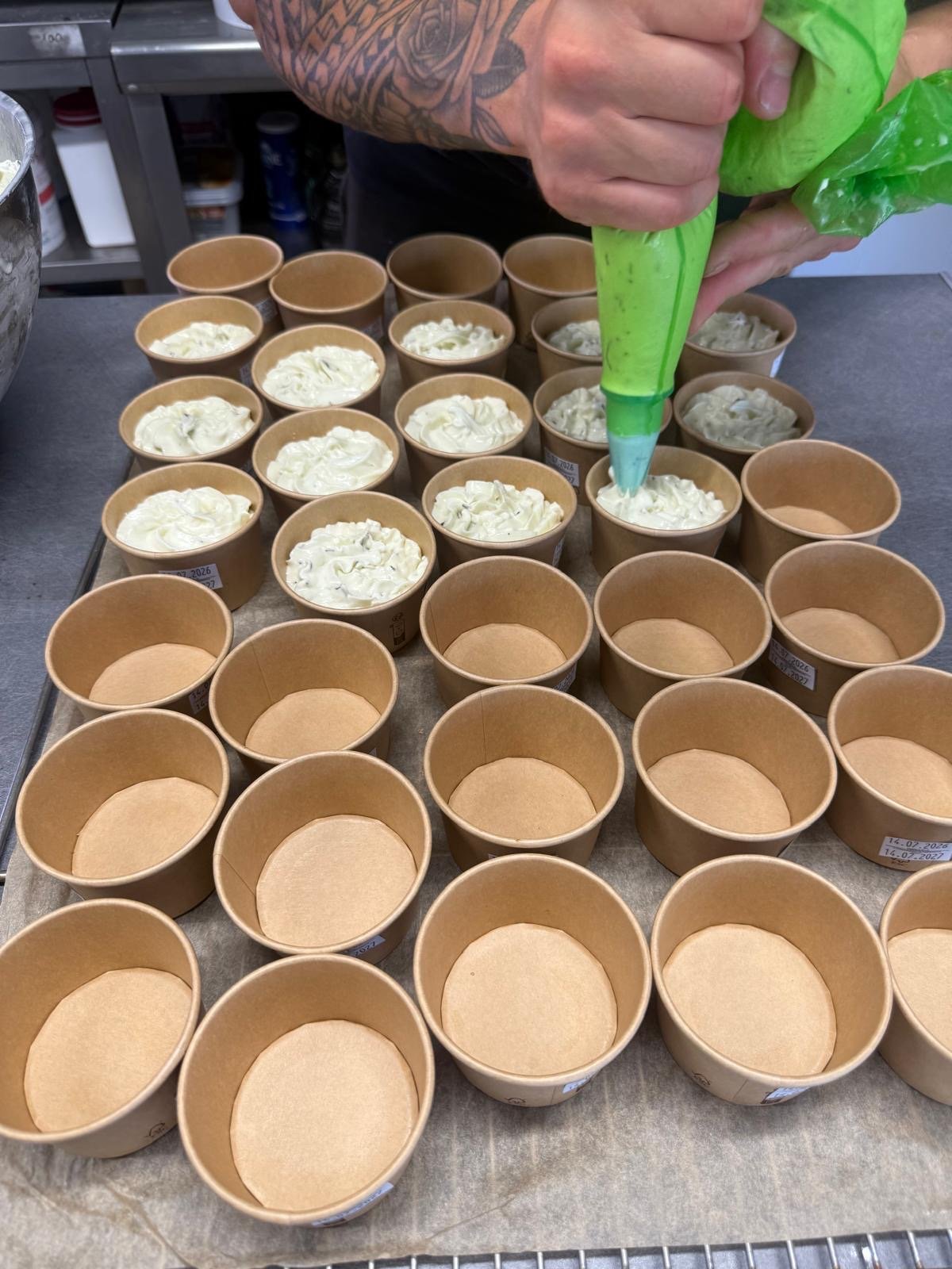 Pots de glace gourmands